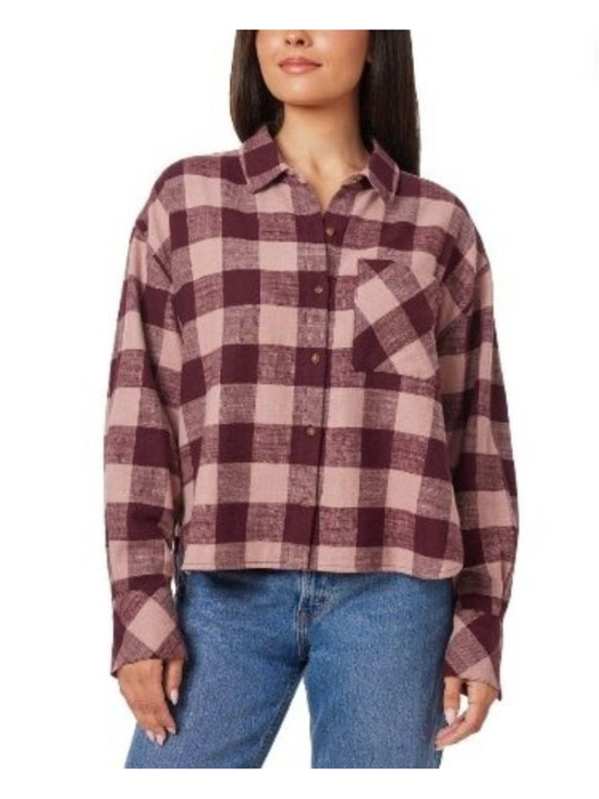 Scotch & SodaI Tops - Scotch & Soda Plaid Button Down Shirt XXL Burgundy Pink